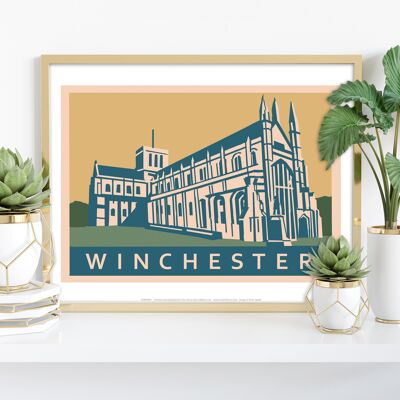 Iglesia de Winchester - Impresión de arte premium de 11X14"