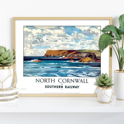 North Cornwall – Premium-Kunstdruck im Format 11 x 14 Zoll