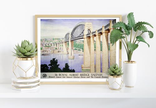 The Royal Albert Bridge Saltash - 11X14” Premium Art Print