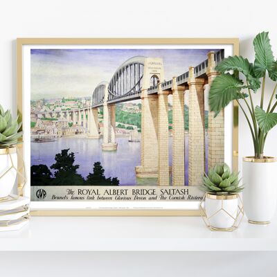 The Royal Albert Bridge Saltash - 11X14” Premium Art Print
