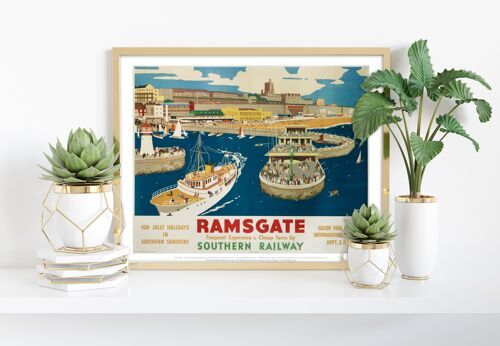 Ramsgate, For Jolly Holidays - 11X14” Premium Art Print