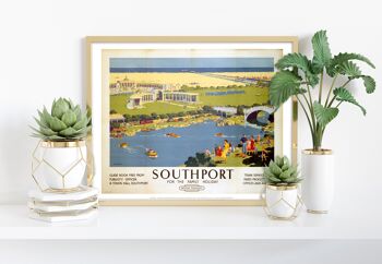 Southport pour les vacances en famille - 11X14" Premium Art Print