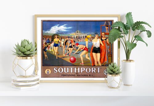 Southport - Swimming Pool - 11X14” Premium Art Print