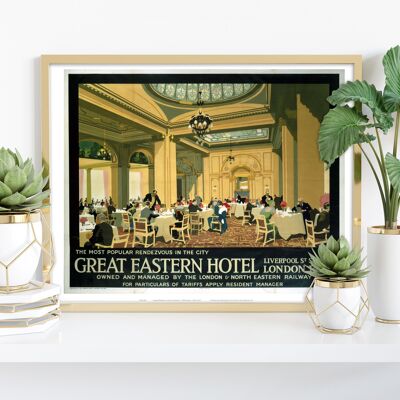 Great Eastern Hotel, London – Premium-Kunstdruck im Format 11 x 14 Zoll