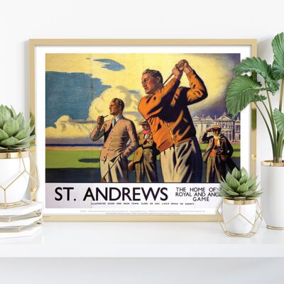 St. Andrews, Heimat des königlichen Spiels – Premium-Kunstdruck