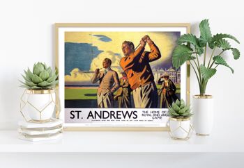 St Andrews, la maison du jeu royal - Impression d'art premium