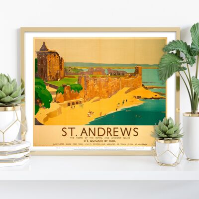 St Andrews - Hogar del juego real y antiguo Lámina artística