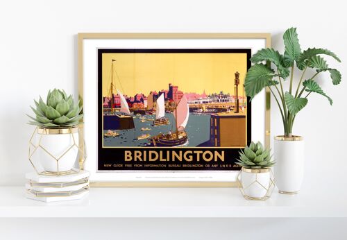 Bridlington - Yellow Sky - 11X14” Premium Art Print