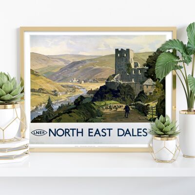 North East Dales - Impresión de arte premium de 11X14"