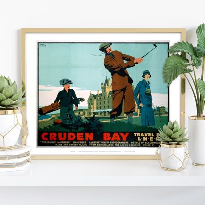 Cruden Bay Golf - Impresión de arte premium de 11X14"