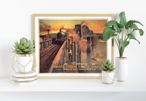 Royal Albert Bridge, Saltash - 11X14” Premium Art Print