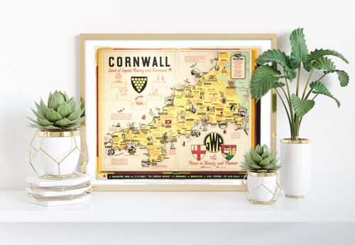 Cornwall - Land Of Legend, History And Romance - Art Print