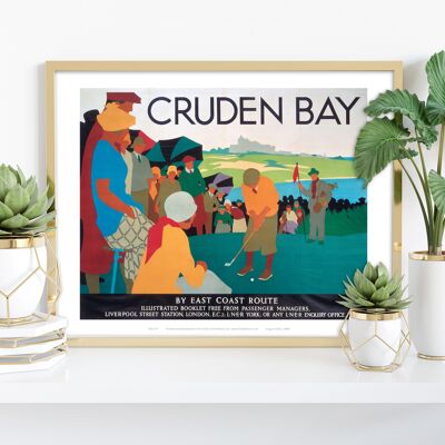 Cruden Bay Golf Putting, Écosse - 11X14" Premium Art Print