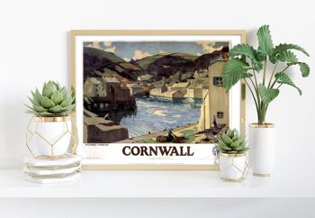 Port de Cornwall Polperro - 11X14" Premium Art Print