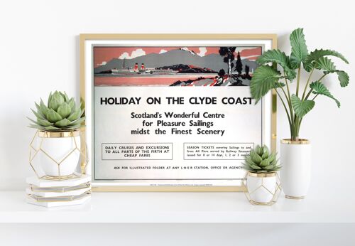 Holiday On The Clyde Coast - 11X14” Premium Art Print