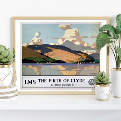El Firth Of Clyde - Impresión de arte premium de 11X14"
