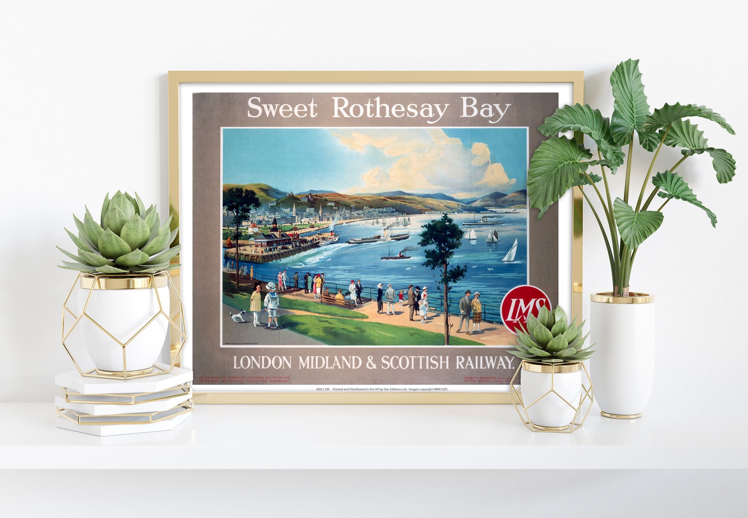 Sweet Rothesay Bay - Stampa artistica premium 11 x 14".