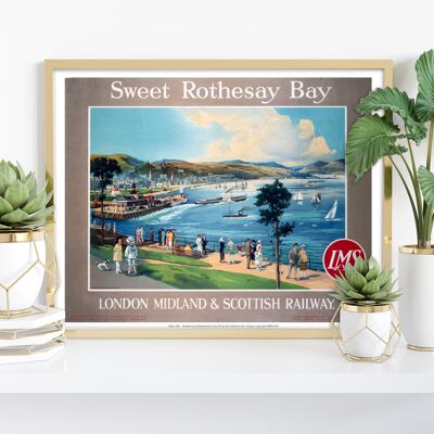 Bahía dulce de Rothesay - 11X14" Impresión de arte premium