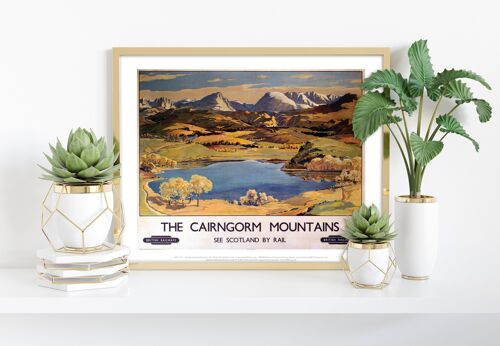 The Cairngorm Mountains - 11X14” Premium Art Print