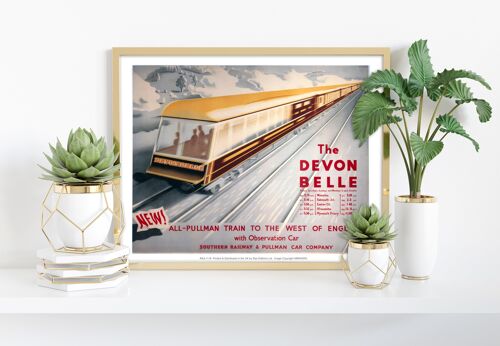 The Devon Belle - To The West Of England - 11X14” Art Print