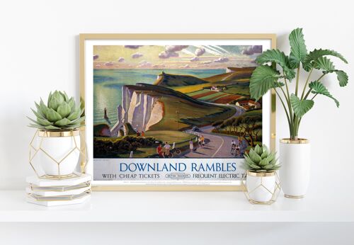 Downland Rambles - Beachy Head - 11X14” Premium Art Print