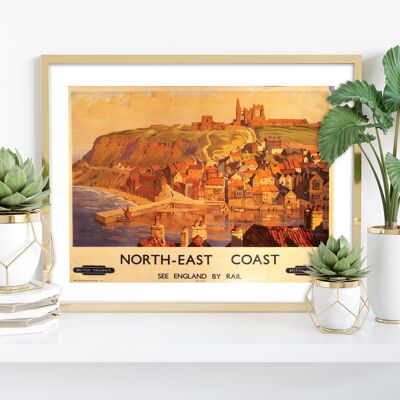 North-East Coast, See England By Rail - Premium Art Print