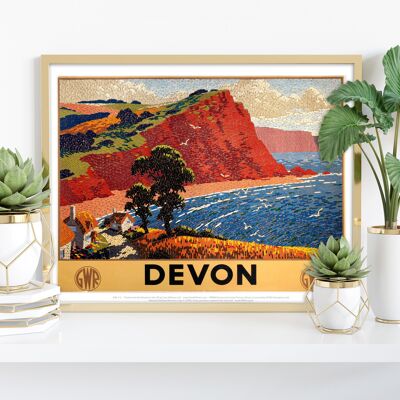 Devon - Impresión de arte premium de 11X14"