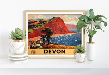 Devon - Impression artistique de qualité supérieure 11 x 14 po