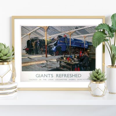 Géants rafraîchis - Locomotive Works, Doncaster Impression artistique