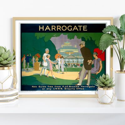 Harrogate - Impression d'art haut de gamme 11 x 14 po
