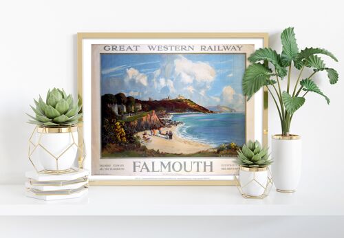 Falmouth, Great Western Railway - 11X14” Premium Art Print
