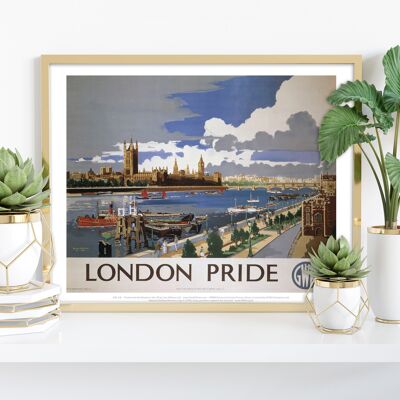 Orgullo de Londres - Impresión de arte premium de 11X14"