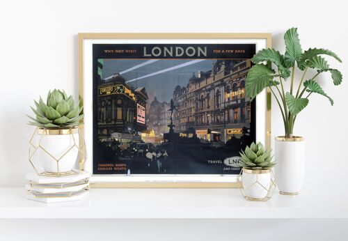 Why Not Visit London For A Few Days - Premium Art Print