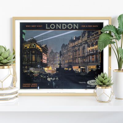 Pourquoi ne pas visiter Londres pendant quelques jours - Premium Art Print