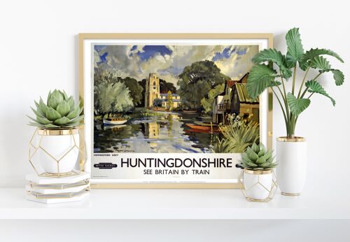 Huntingdonshire - Hemingford Grey - 11X14” Premium Art Print