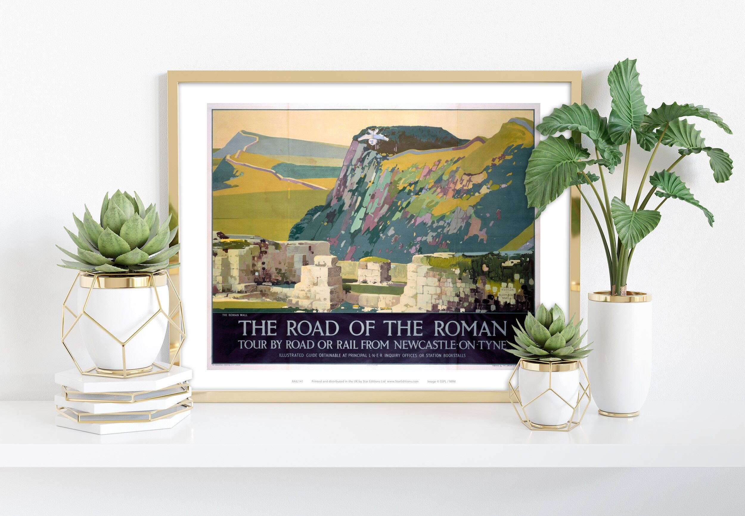 Die Straße des Römers – Premium-Kunstdruck im Format 11 x 14 Zoll