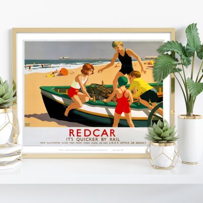 Redcar - Boat - 11X14” Premium Art Print