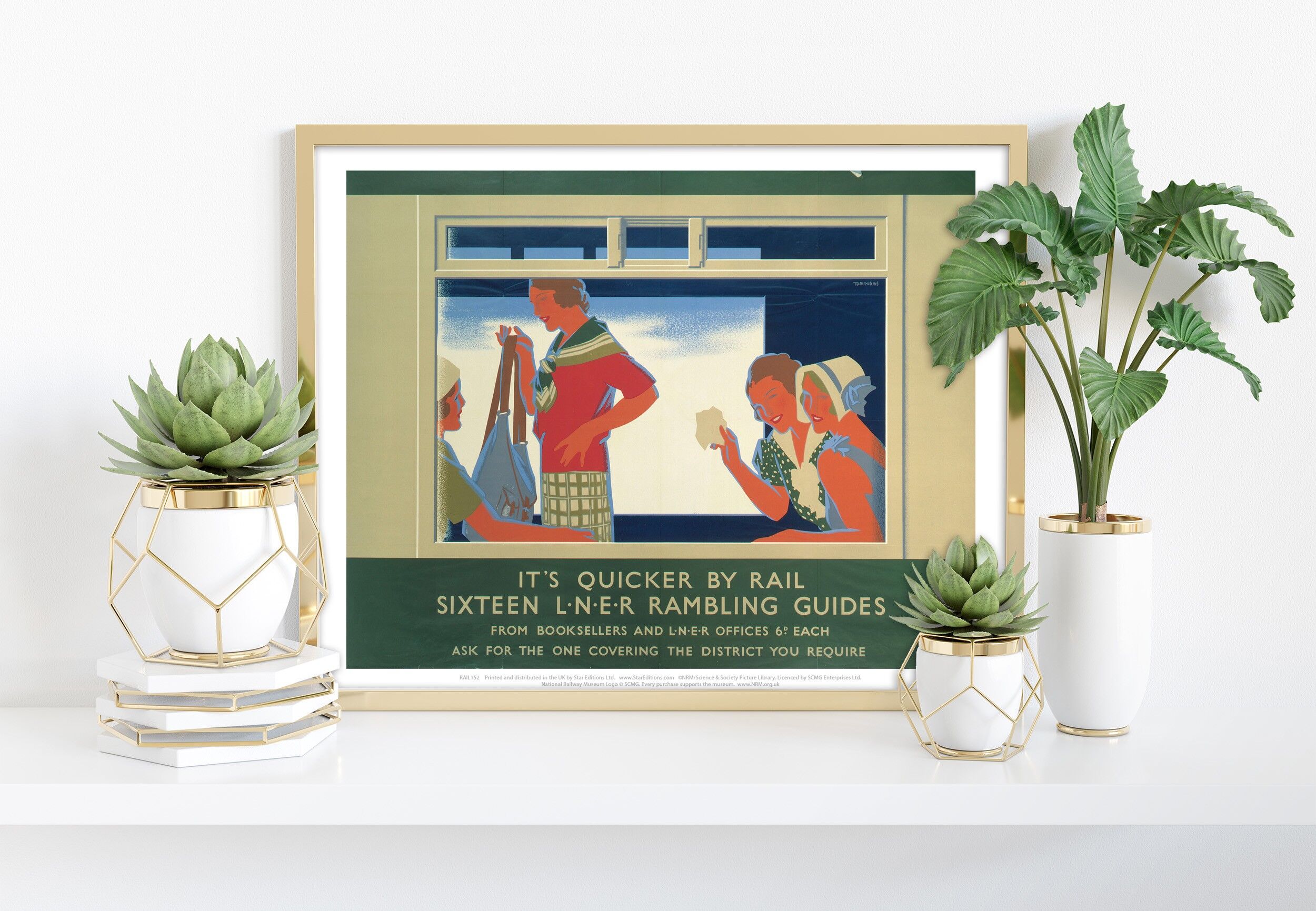 Guide rampicanti, è più veloce su rotaia - Stampa artistica di alta qualità