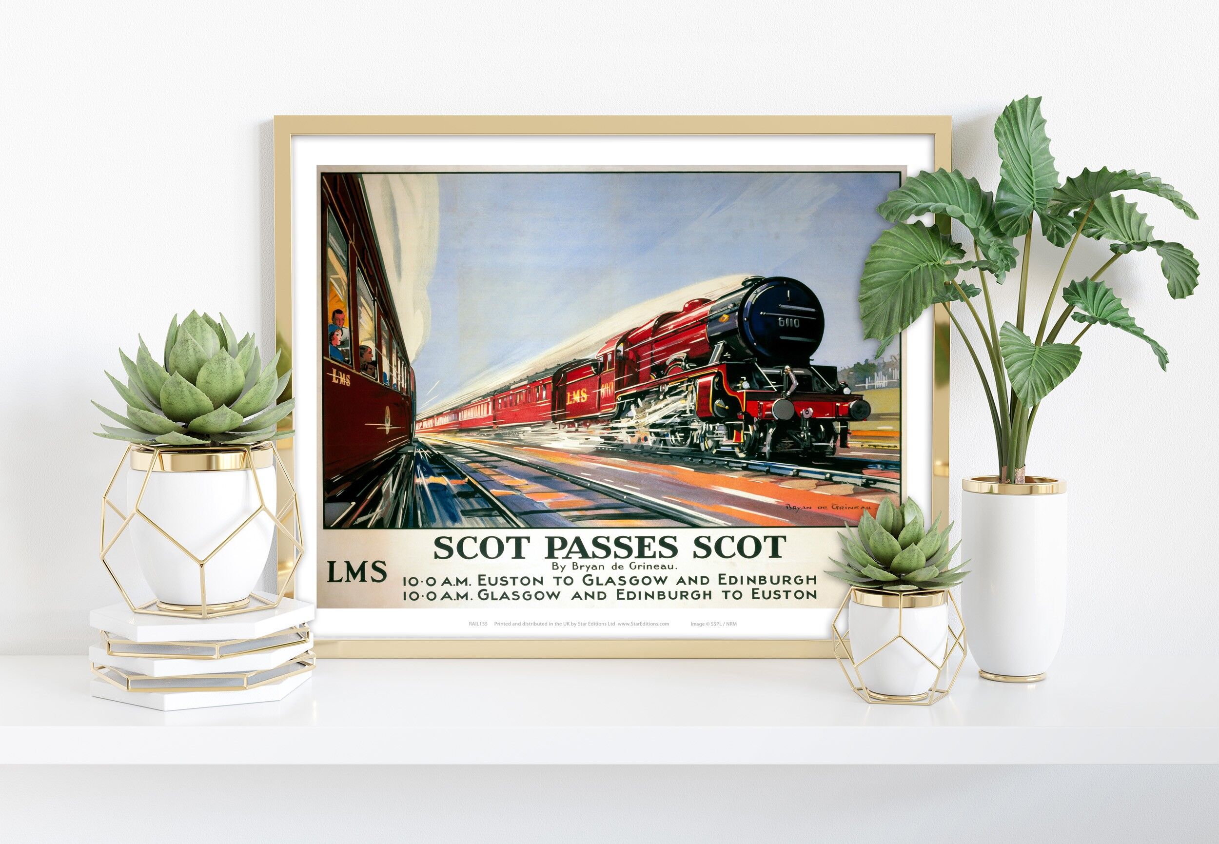 Scot passa scozzese - 11 x 14" stampa d'arte premium