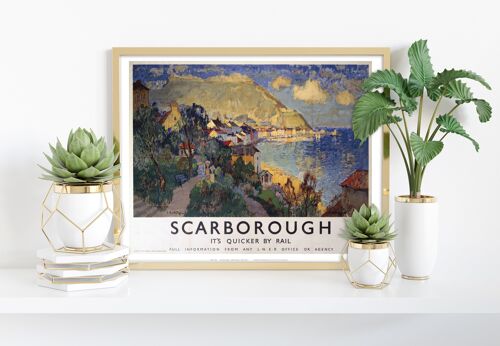 Scarborough, Sea View - 11X14” Premium Art Print