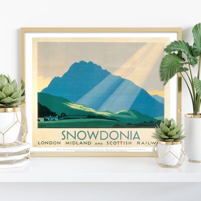 Snowdonia - Stampa d'arte premium 11X14".