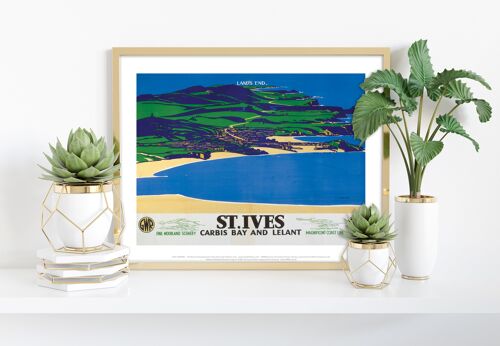 St Ives, Carbis Bay And Lelant - 11X14” Premium Art Print