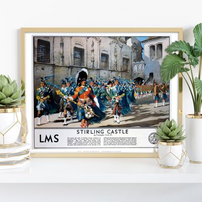 Stirling Castle Lms – Premium-Kunstdruck im Format 11 x 14 Zoll