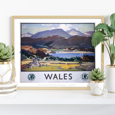 Wales – Premium-Kunstdruck im Format 11 x 14 Zoll