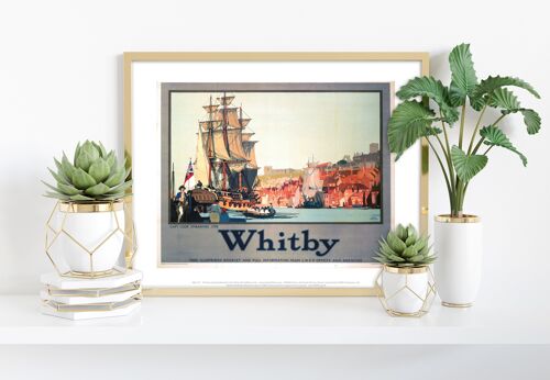Whitby - Capt Cook Embarking 1776 - 11X14” Premium Art Print