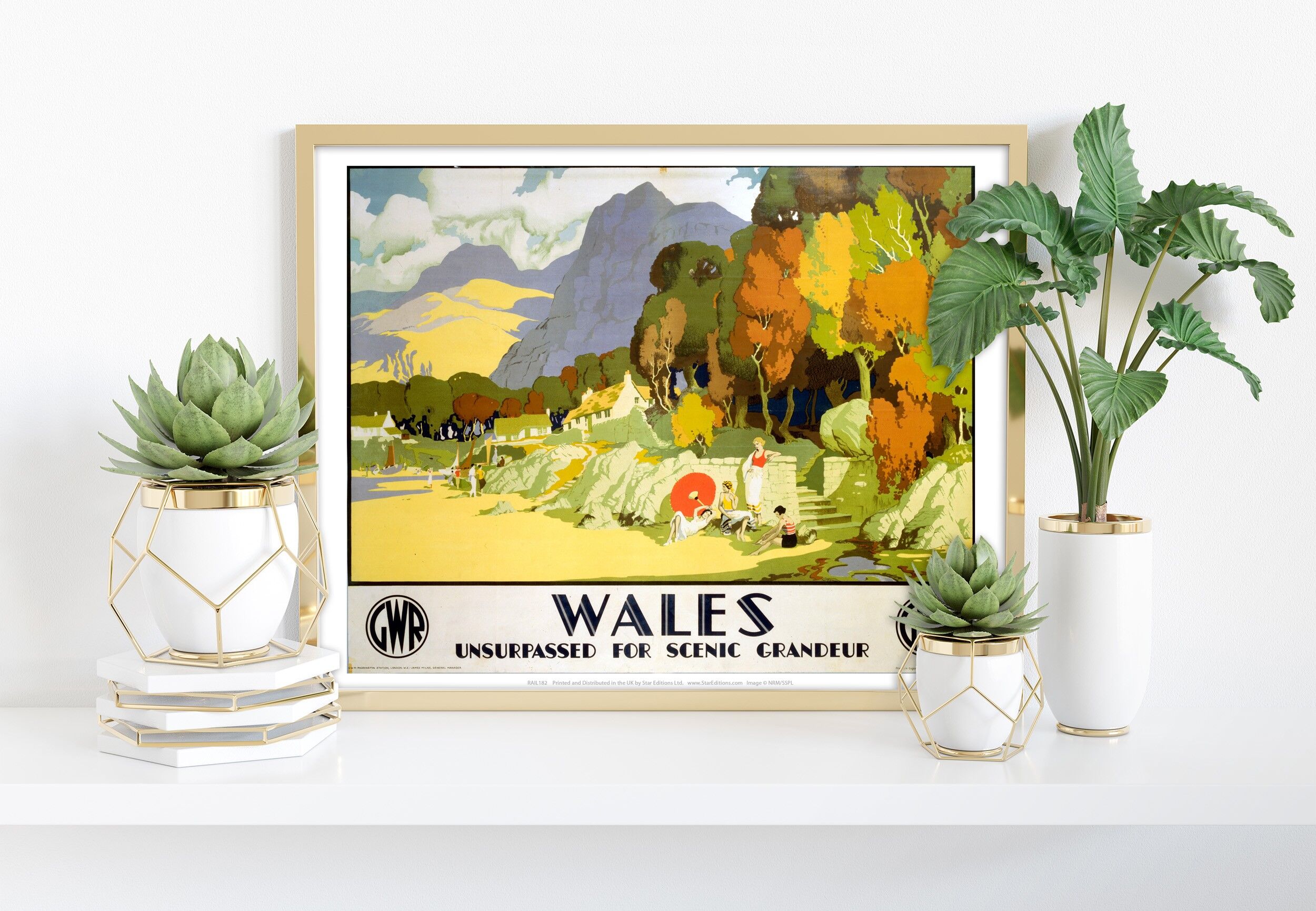 Galles, grandezza scenica - 11 x 14" stampa d'arte premium