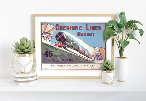 Cheshire Lines Railway, Liverpool - Manchester - Art Print