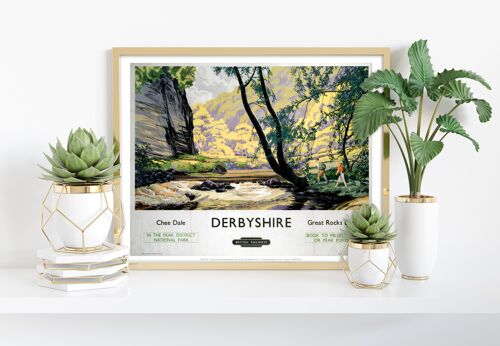 Derbyshire, Chee Dale - 11X14” Premium Art Print