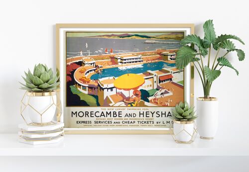 Morecambe And Heysham Resort Art Print