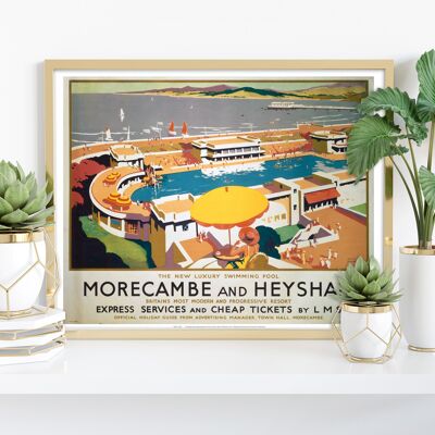 Morecambe And Heysham Resort Art Print